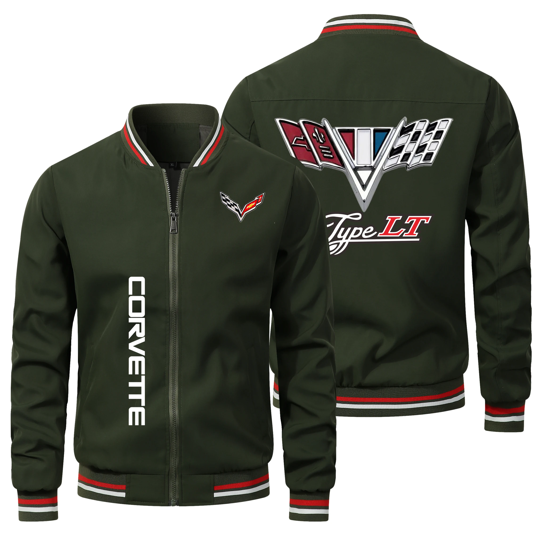 

Autumn and Winter New Men's Car Logo Jacket, Men's Fashion Baseball Jacket, Polyester Fiber Men's Top Outdoor