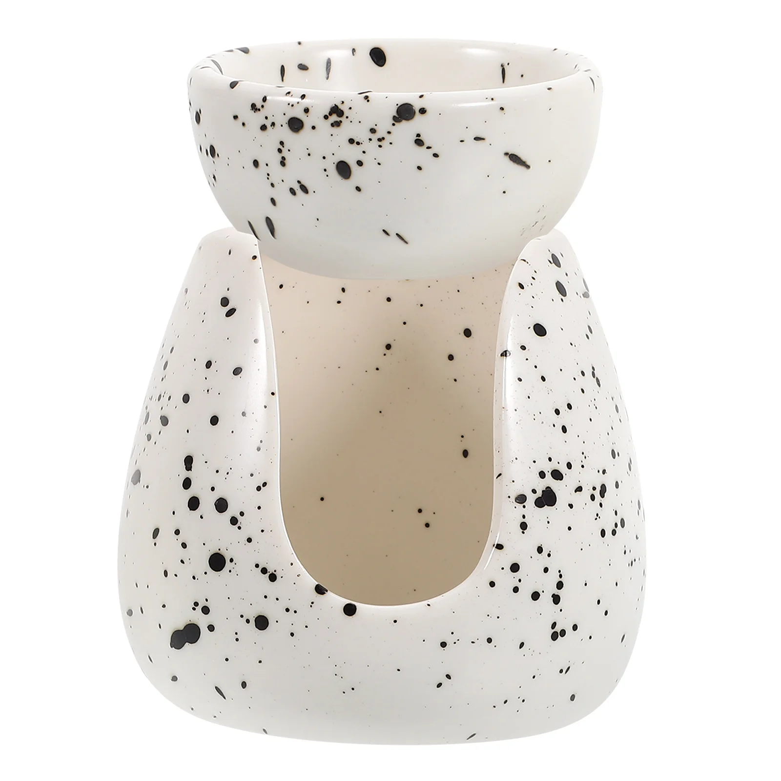 

Essential Oil Burner Ceramic Tealight Wax Melt Warmer Aroma Diffuser Holder for Aromatherapy Yoga Living Room Kitchen Use