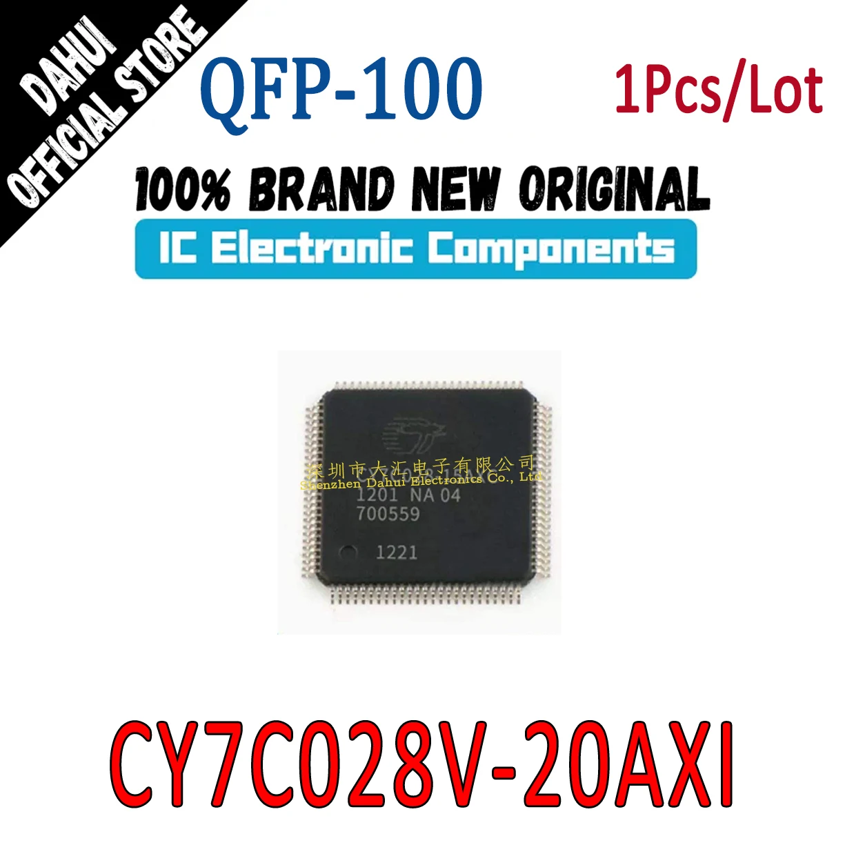 

CY7C028V-20AXI QFP-100 chip IC new original
