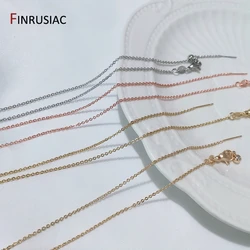 Fashion High Quality Real Gold Plated Adjustable Necklace / Bracelet Thin Chain Wholesale, DIY Jewelry Making Chain