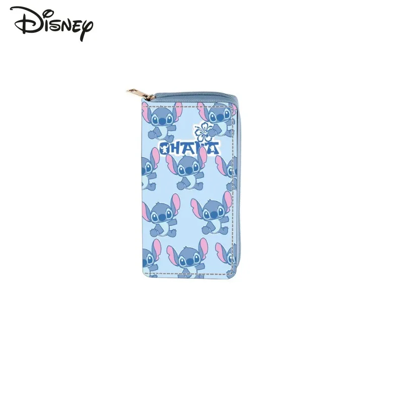 Stitch 2025 New Women's Long Wallet Fashionable and High-quality Women's Multi Card Bag Storage Cartoon Versatile Zero Wallet