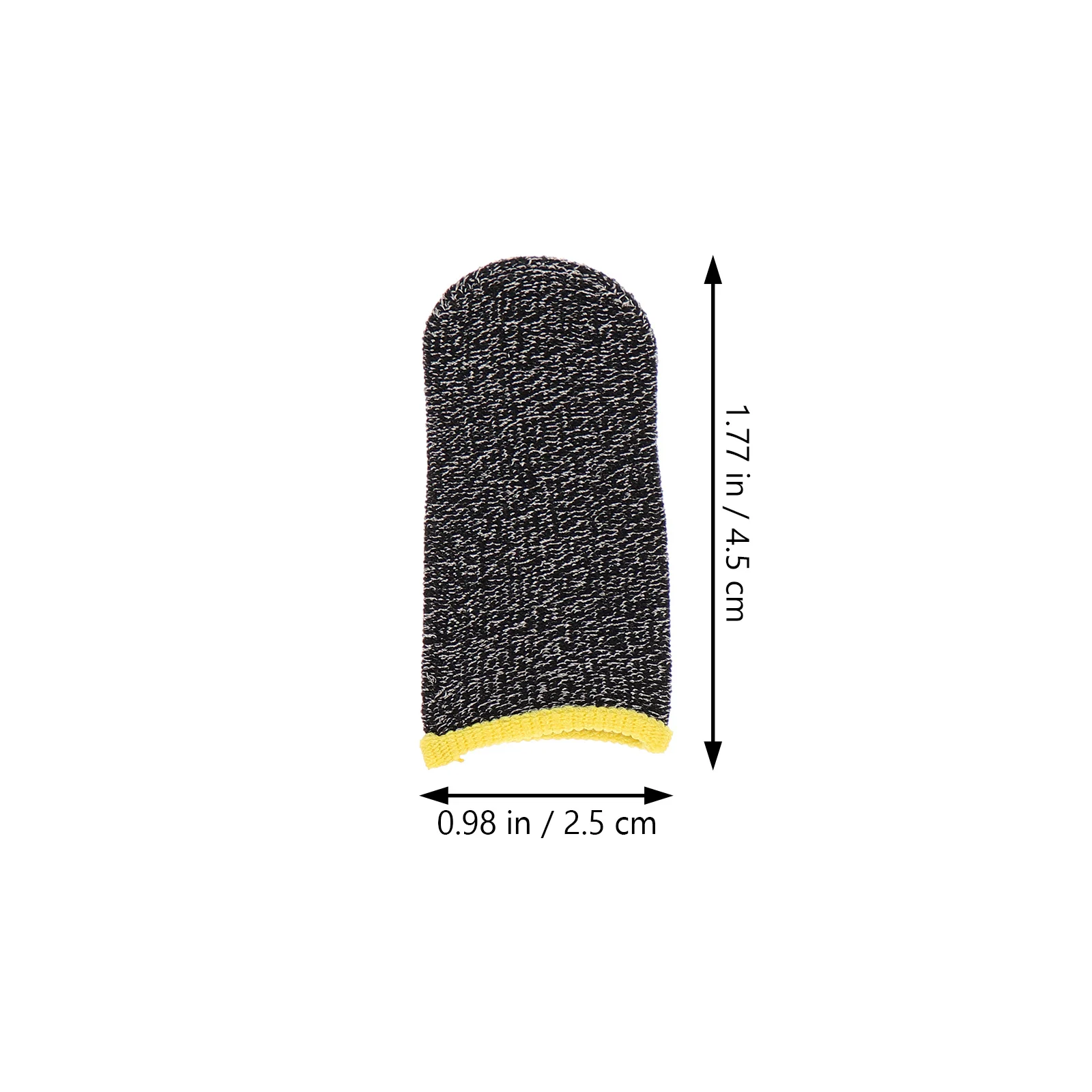 

1Set Sweat-Resistant Game Finger Covers Elastic Anti-Slip Finger Protectors for Touchscreen Playing Games Thumb Sleeve