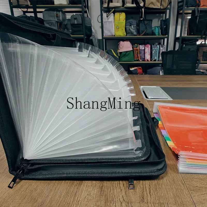 

CLL Waterproof and Fireproof Document Bag Foldable Organ Document Bag Large Capacity Storage Bag