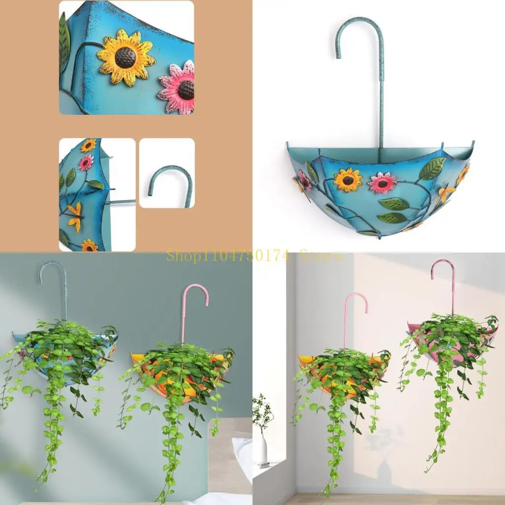 Space Saving Flower Pot Holder Set of 3 for Wall Display Use Top Sale
