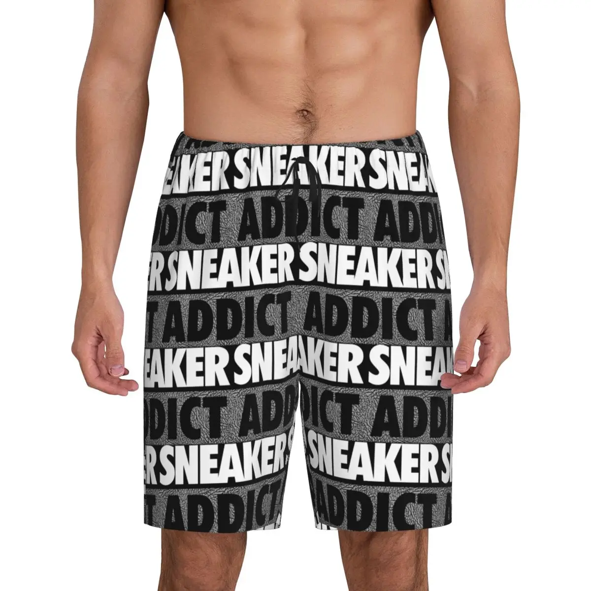 

Мужские короткие пижамные шорты Custom Sneaker Addict Box для сна и отдыха