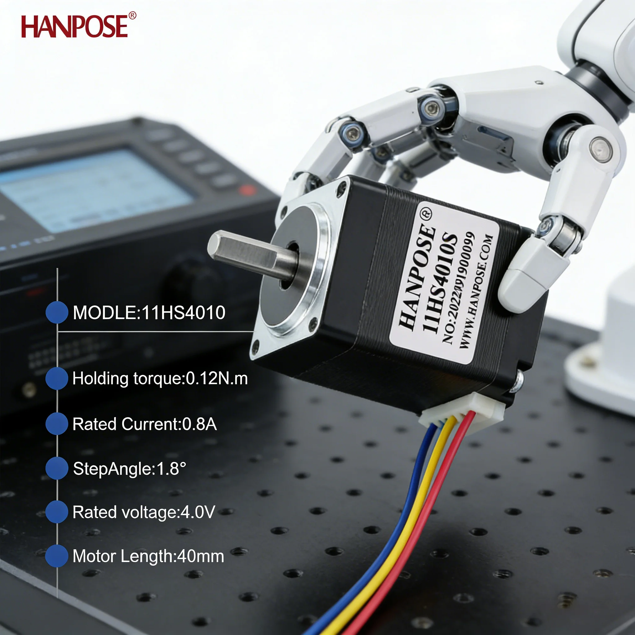 NEMA11 11HS4010 Miniature Stepper Motor 0.1N. m 0.8A 3D Printing Accessories Motor Manufacturer Direct Sales in Stock