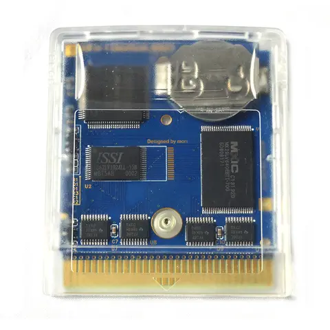 4-in-1 multi card Gameboy MBC5 GBC Flashcard Supports 8M Flash ROM And 128K SRAM RAM