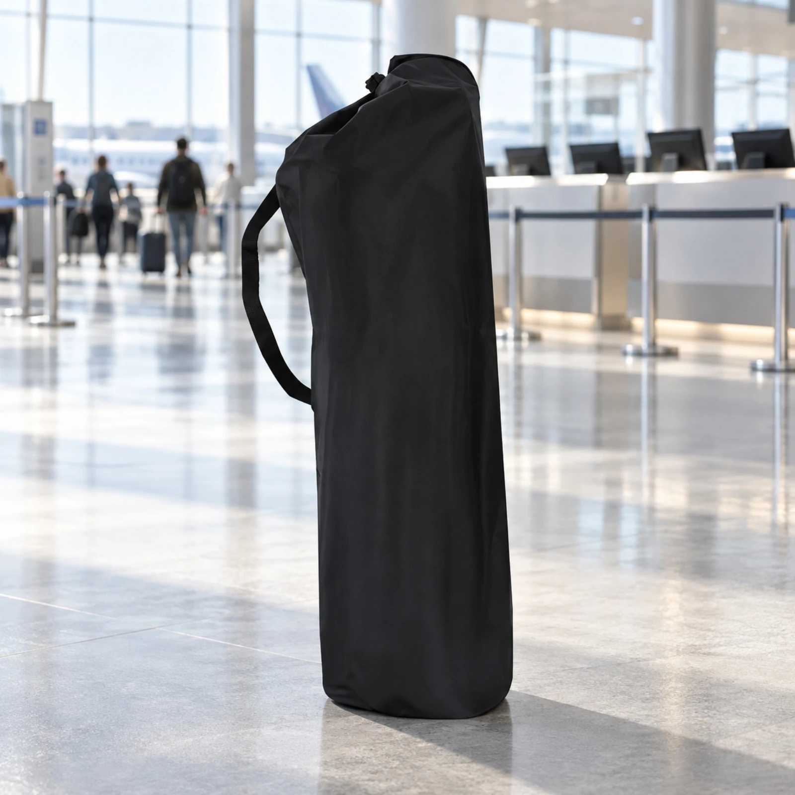 Folded Stroller Carrying Bag Water-Resistant Stroller Bag with Carrying Straps Portable Lightweight for Parents