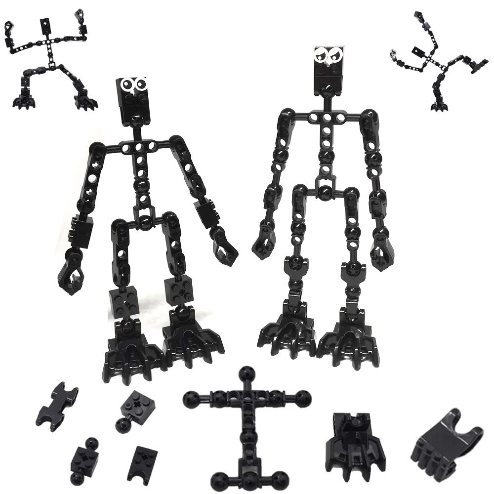 Bloques compatibles MOC 92013, 57909, 90625, 93575, 90634, piezas de Unión Mecha, ladrillo 17114, piezas de máquina de base de bola, juguetes