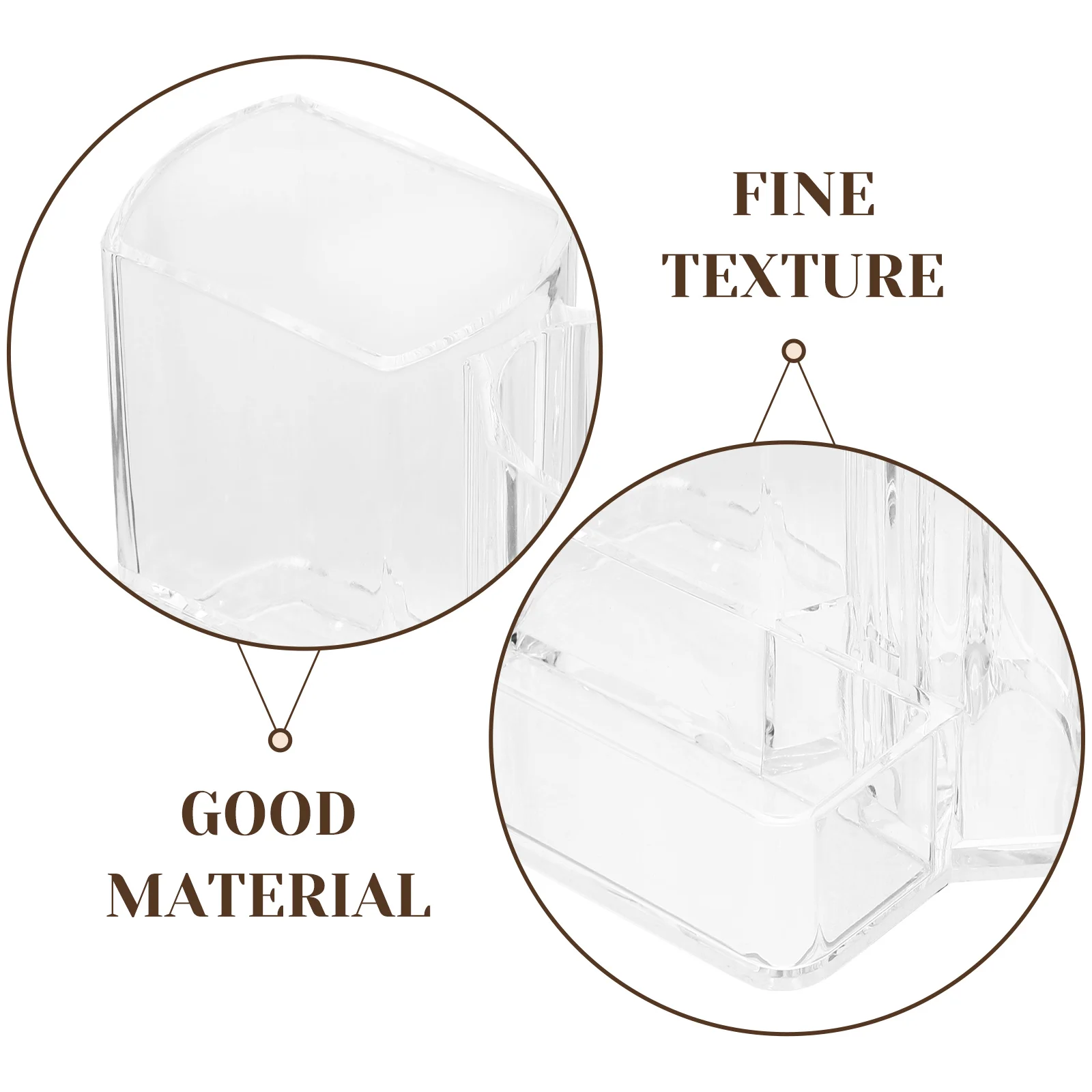 

Makeup Organiser Storage Rotating Pen Holder Box for Desk Bracket Brush Organizer Travel Organizers