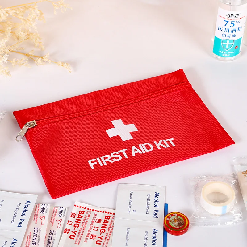 VITCOCO 1PC  Portable First Aid Kit Outdoor Vehicle Emergency Kit Household Full Set of Compact Medical Kit Empty Storage Bag
