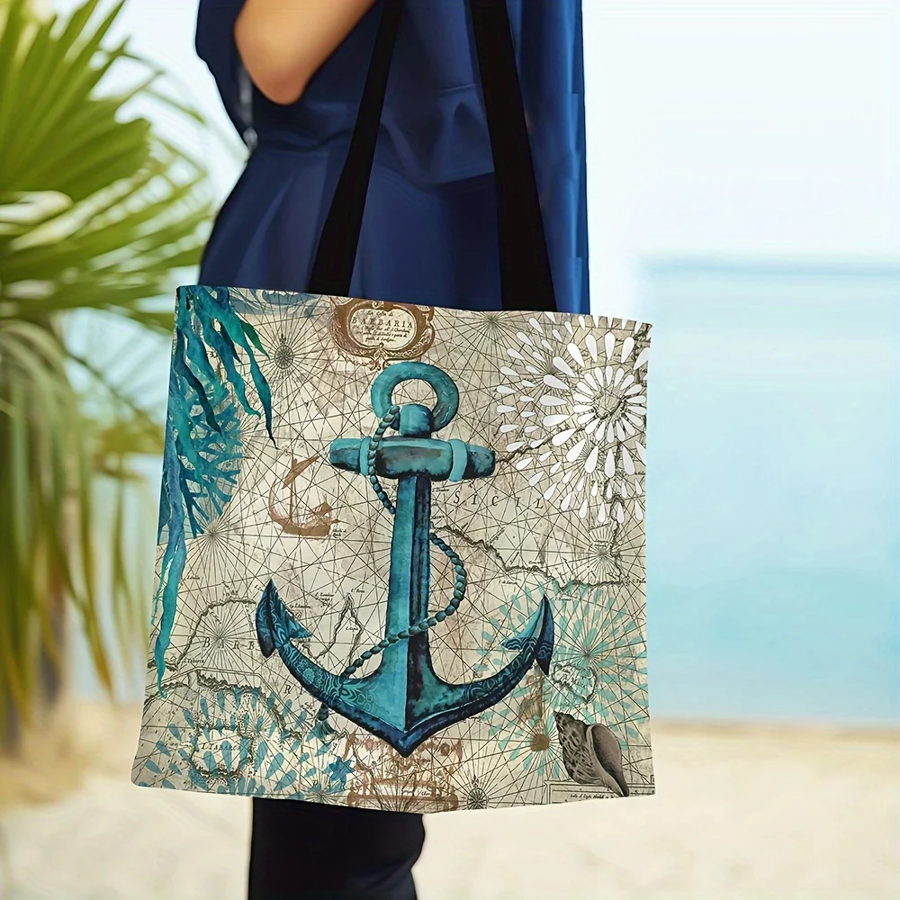 bolsa-de-ombro-vintage-para-mulheres-bolsa-de-shopping-eco-dobravel-reutilizavel-veleiro-Ancora-golfinho-mapa-padrao-de-tubarao-1pc