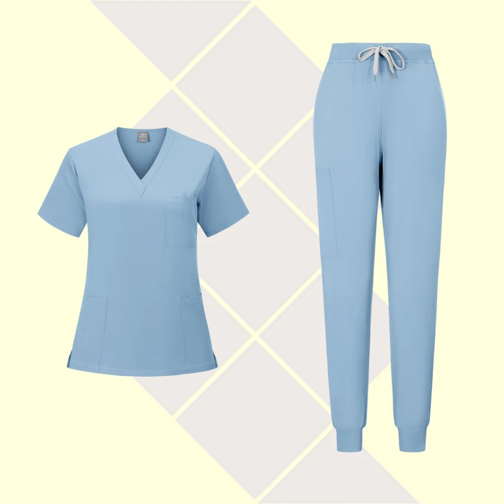 Ziekenhuis Scrub Sets Verpleegstersaccessoires Medische kleding voor vrouwen Werkuniformen Tandheelkundige kliniek Schoonheidssalon Spa Werkkleding Overalls