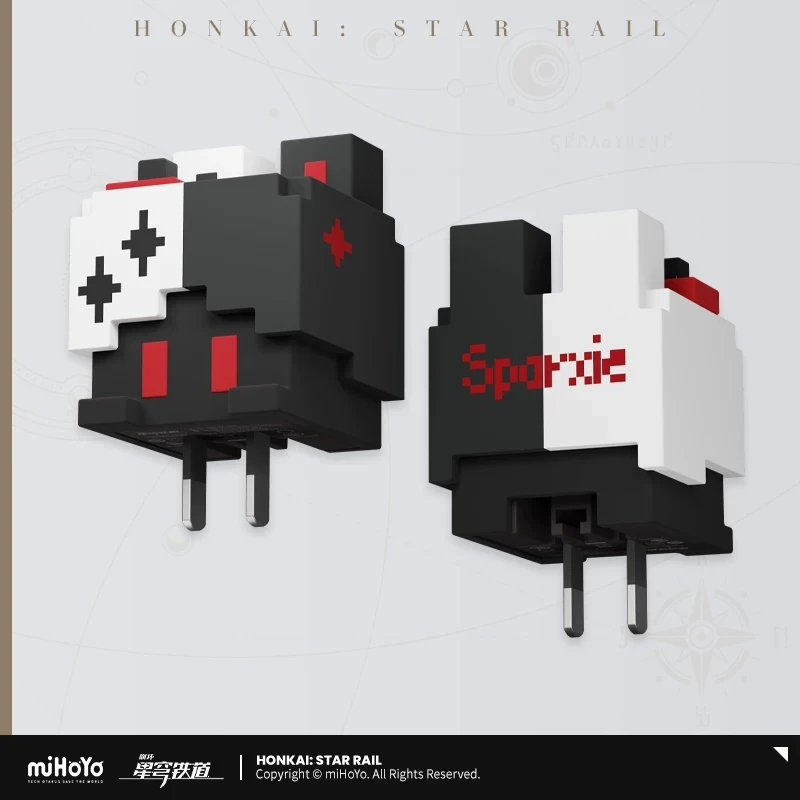Anime Official miHoYo Honkai Star Rail Sparkle Silicone Charger Sleeve Anti-scratch Protective Cover Game Character Collectible