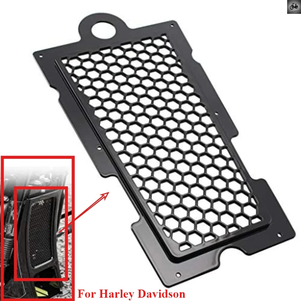 

Motorcycle Mesh Oil Cooler Radiator Guard Protector Grill Cover For Harley Softail FAT BOY FLFB/S SOFTAIL DELUXE FLDE 2018-2024