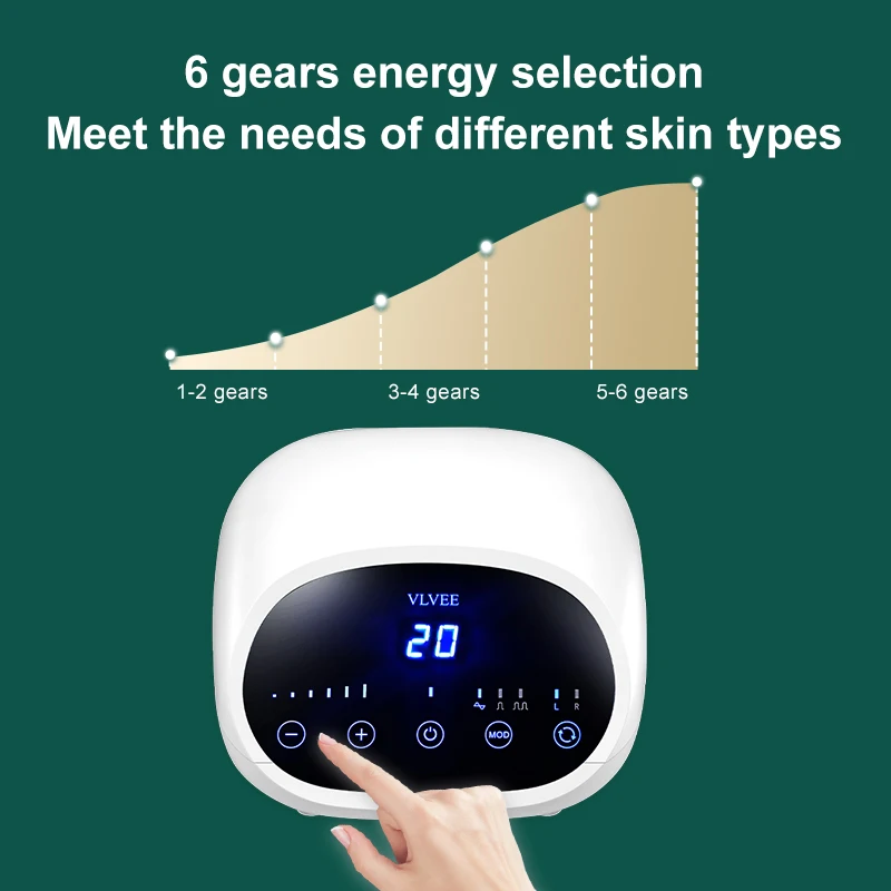 VLVEE Professional Ultrasonic Beauty Instrument Face and Eye Beauty Device Deep Cleaning Body SPA Beauty salon Use