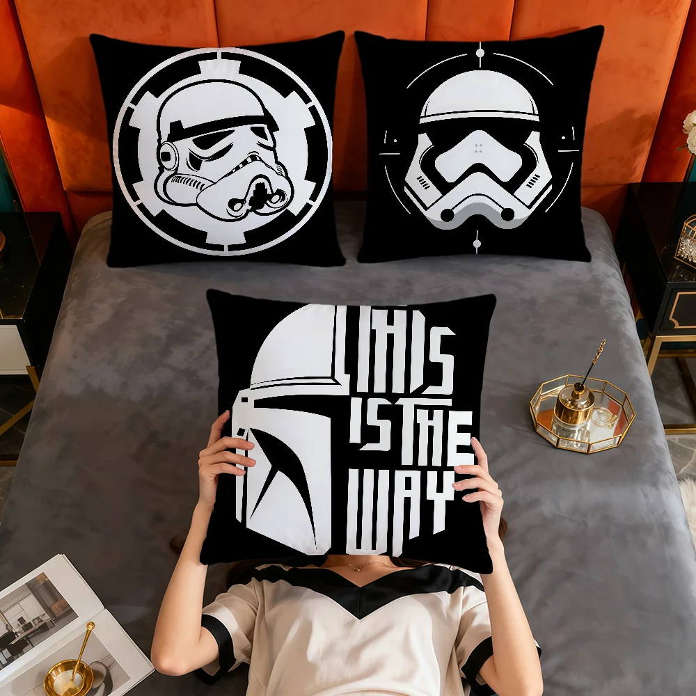 movie S-star W-wars fanart d-Darth v-Vader soft pillowcase for Sofa Living Room Home Decor Protective Covers hogar pillow cover