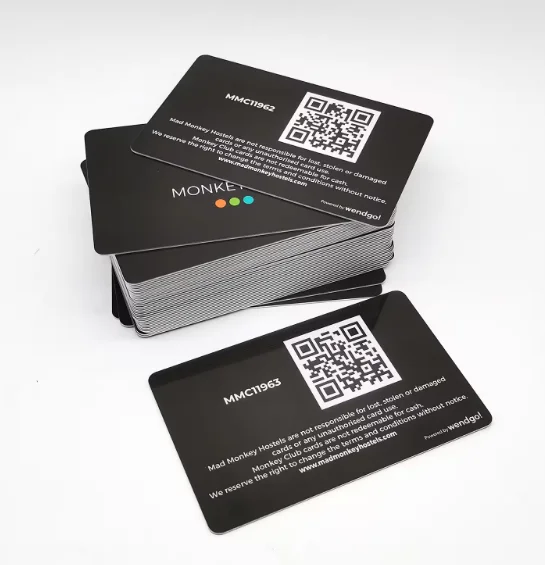 Professional customized high-quality plastic waterproof PVC business card, membership gift, shopping card