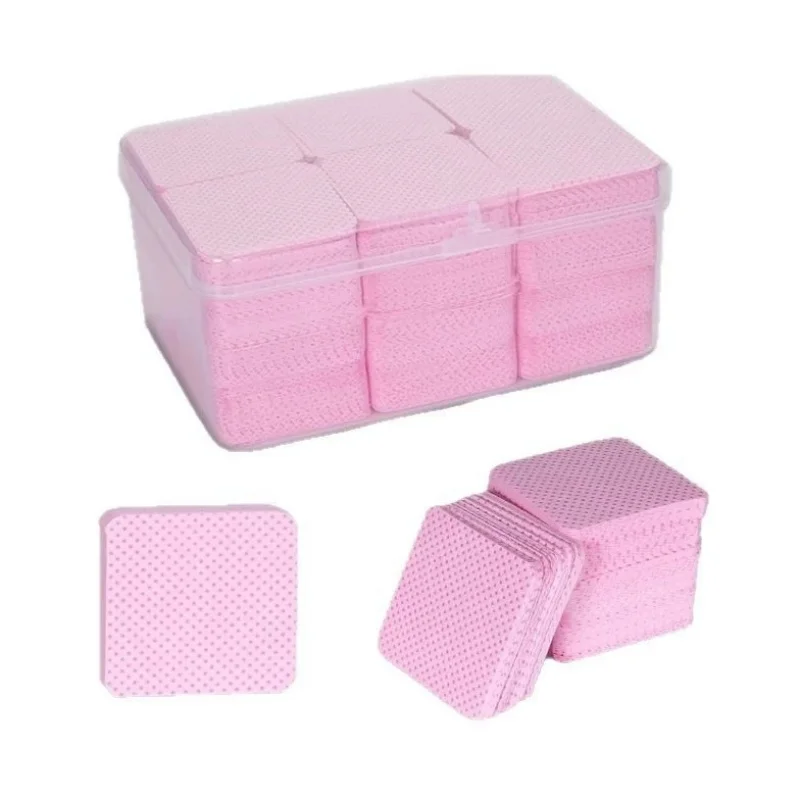 Wipes Napkins Remover Gel Plum Blossom Shape Nail Wipes Nail Manicure Pedicure Pads Art Cleaning Tools Tips Nail Polish Remover view 5
