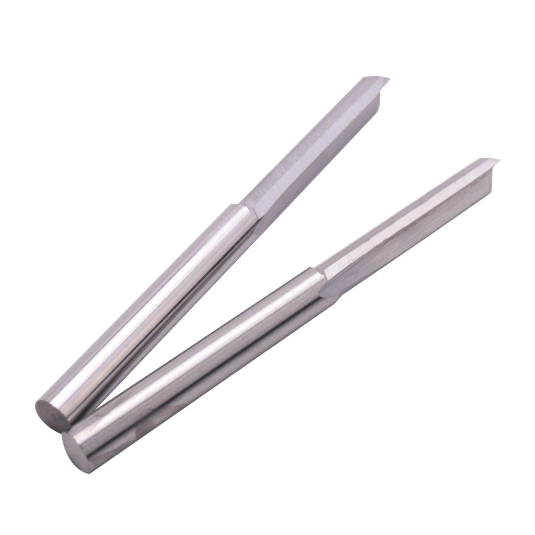ABYL 10Pcs 2 Flute Cnc Router Bits 3.175Mm Straight Slot Tungsten Steel Milling Cutter For Wood Mdf Plastic