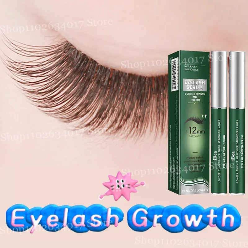 No más pestañas esparas: el suero de crecimiento de 7 días proporciona visiblemente pestañas más largas y rápidas