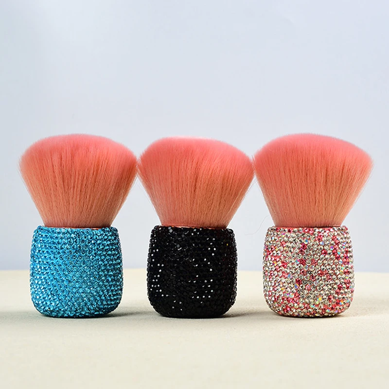 

Diamond Handle Makeup Brushes Large Size Loose Powder Brush Blush Brush Mushroom Head Foundation Blush Soft Hair Make Up Brushes