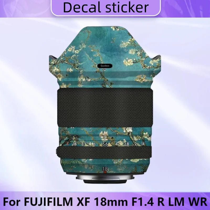 

Для FUJIFILM XF 18 мм F1.4 R LM WR наклейка на объектив защитная наклейка на кожу пленка защита от царапин XF18 F/1.4 XF18MM F1.4