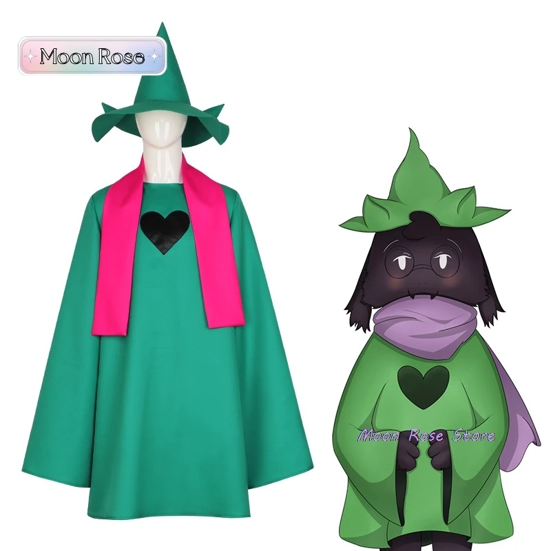 

Толстовка с капюшоном Undertale Ralsei, плащ Топ, накидка для косплея Deltarune, накидка с шапкой, шарфом, мужской и женский костюм на Хэллоуин