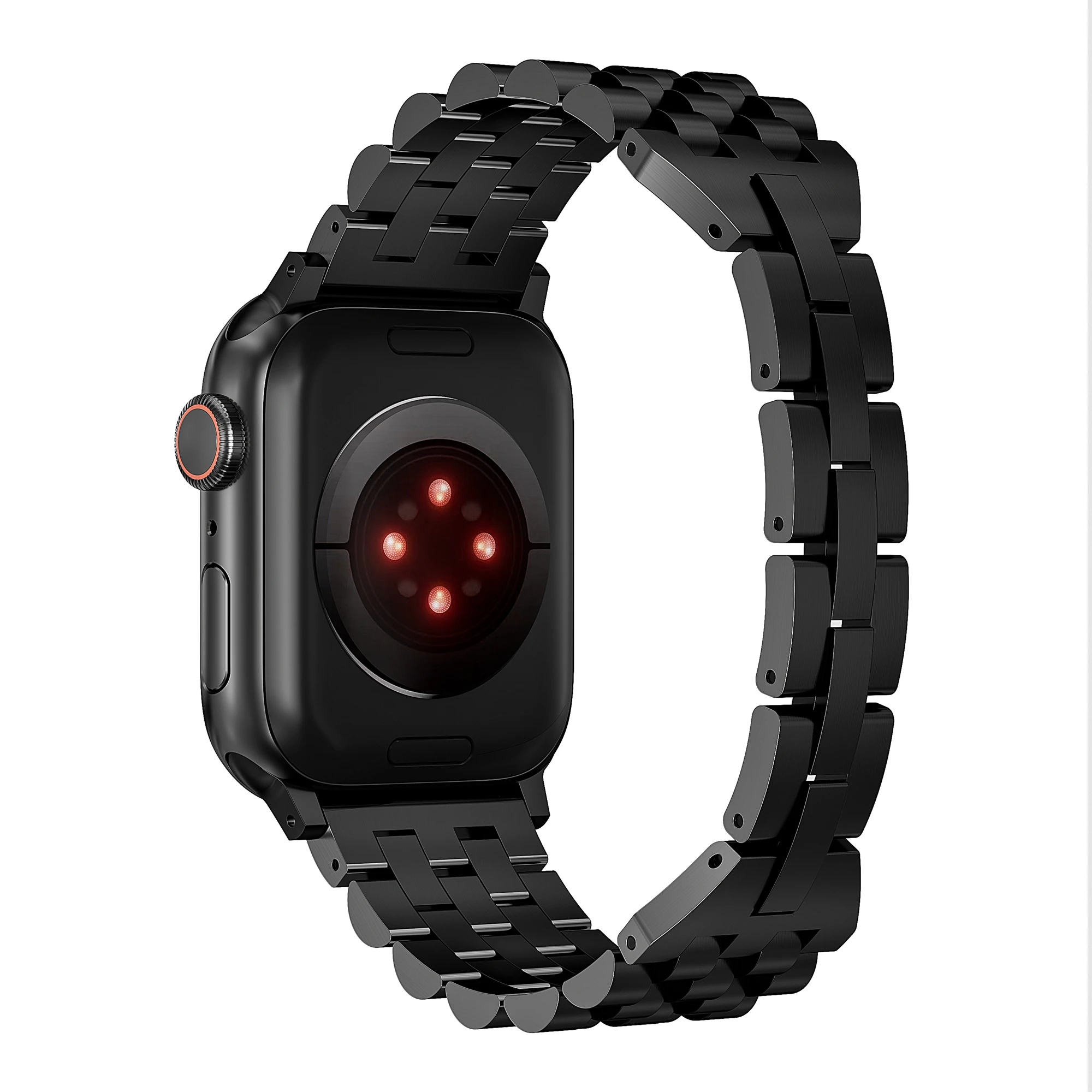 

5-Bead Metal Strap for Apple Watch 10 46mm / Ultra 2 / Ultra 49mm / 9 8 7 45mm / SE (2023) SE (2022) SE 6 5 4 44mm / 3 2 1 42mm