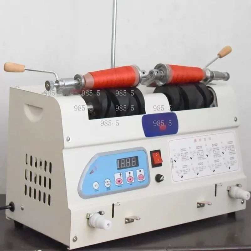Thread Winder Rewinder, Automatic Computer Threading Machine For Garment Embroidery Factory