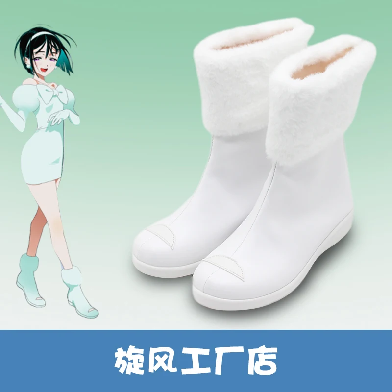 أحذية Alien Stage Sua التأثيرية أحذية الهالوين كرنفال أحذية بيضاء