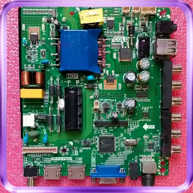 TP. V56. PB801 Used For Yuehua LCD TV Board, 26---47-inch dual HD universal board