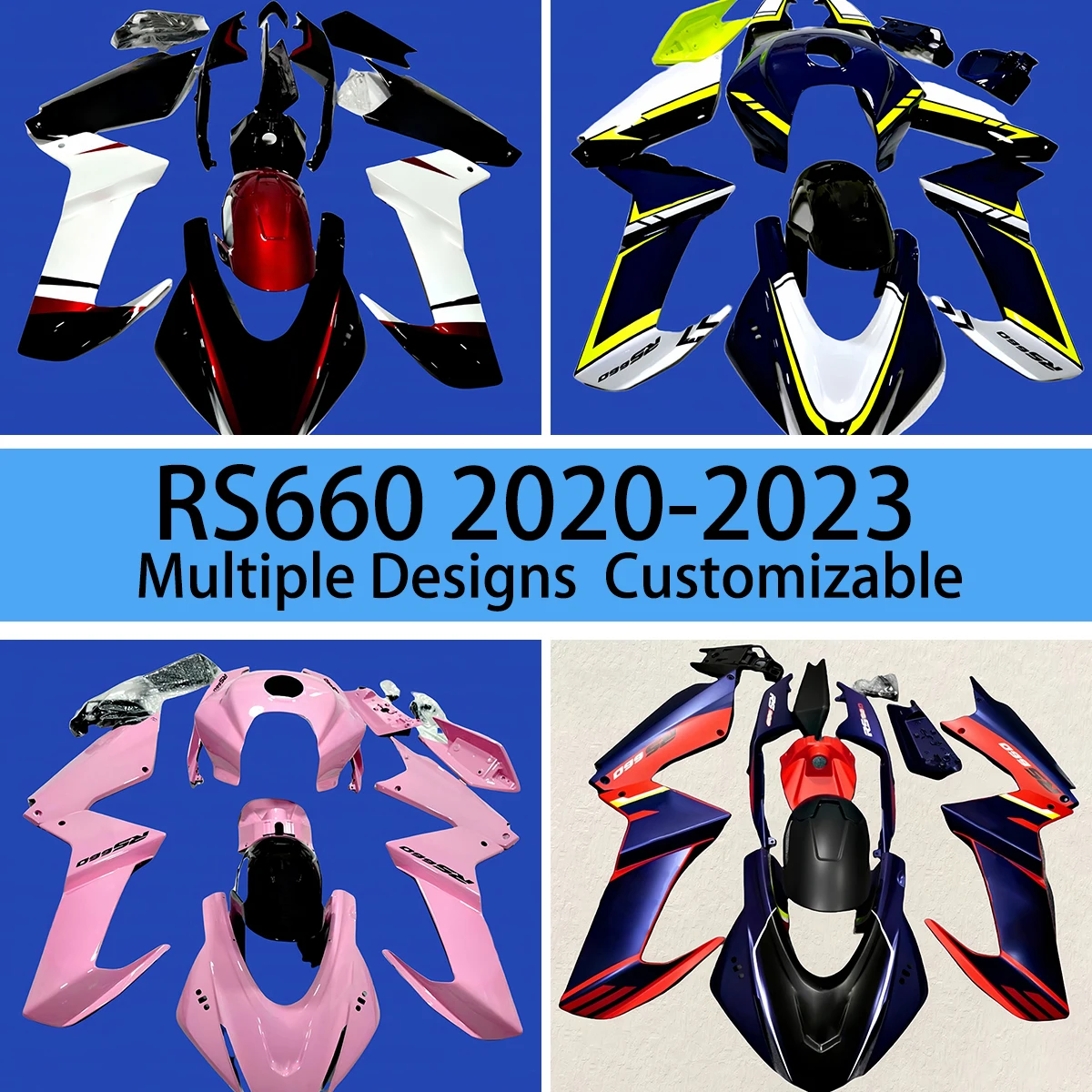 

RS660 2020 2021 2022 2023 Racing Motorcycle Fairings for APRILIA RS 660 20 21 22 23 Customizable Motorcycle Full Fairing Kit