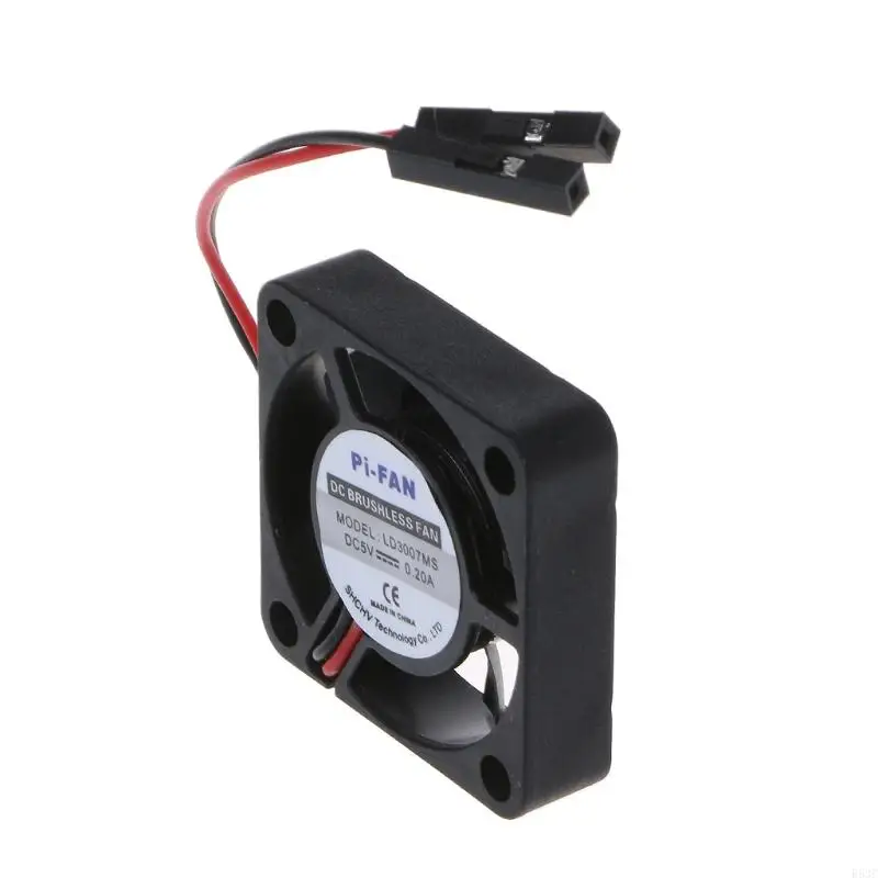 R53C Mini Cooling Fan Heat Sink Radiator Fans Model LD3007MS For  3/2/B+ 3.3V/5V for Computer Pi-Fan