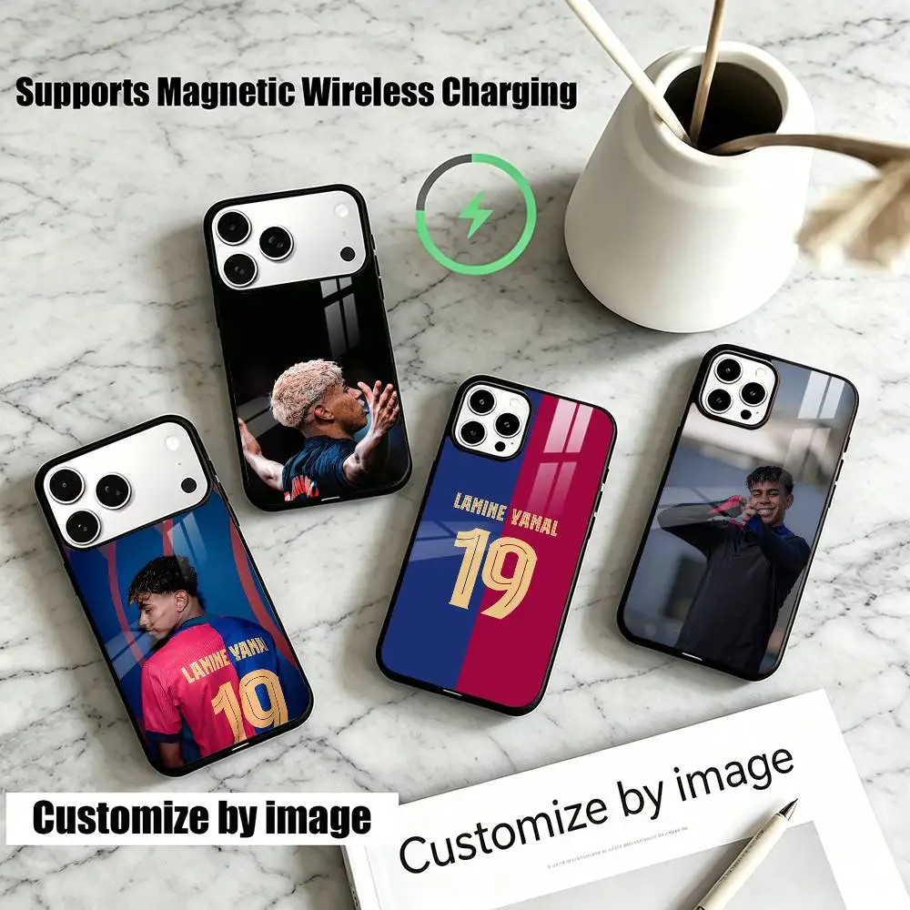 Football Lamine Y-Yamals  Phone Case For iPhone18,17,16,15,14,13Plus,Pro Compatible with magnetic wireless charging