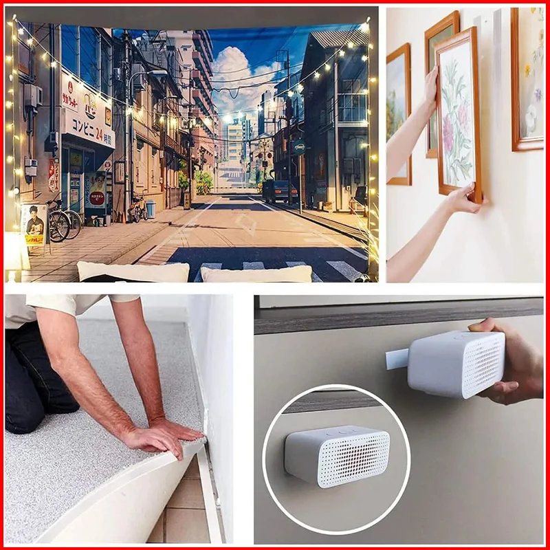 1-25 متر الأبيض الفيلكرو ذاتية اللصق هوك وحلقة السحابة الشريط منزل Craft بها بنفسك الحرفية السيارات لاصق مع الغراء القوي ملصق الأشرطة #6