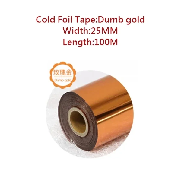 Original Cold Foil Stamp Paper Gift Shop Necessary for LY 300 Non-plate Plateless Ribbon Foil Stamping Machine Use 25MM Length