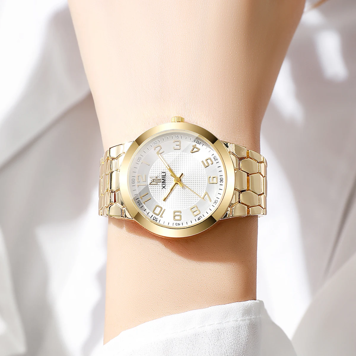 Elegant Women Watches Fashion Arabic Dial Bracelet Strap Ladies Quartz Wristwatches Reloj Mujer Girls Clock Gift（Without Box） image 2