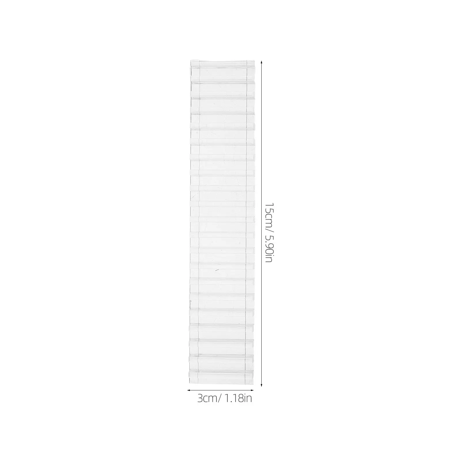 Clear Acrylic Shelf Dividers 6 Pack Anti Slip Organizer Strips for Retail Display Closet Pantry Bookshelf