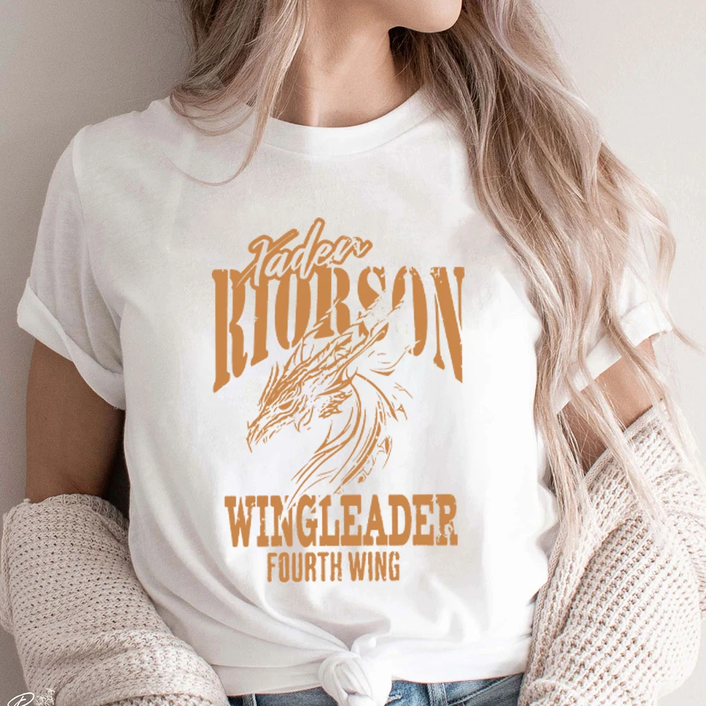 Xaden Riorson TShirt Fourth Wing Women's Clothing Bookish Gift T-Shirts Dragon Rider Women Clothes Tee Basgiath War College Tees