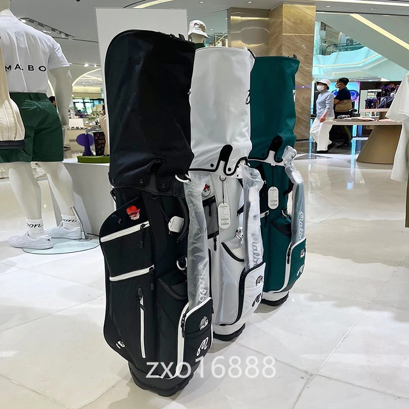 Tas Braket Golf Tas Bola Ringan Tahan Air Kapasitas Besar Tas Klub Penutup Topi Ganda Kain Oxford Wanita