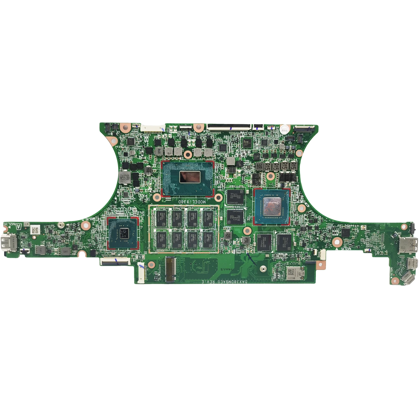 Mainboard For HP Spectre X360 Convertible 15-DF 15T-DF Laptop Motherboard X38D DAX38DMBAE0 GTX1650 V4G i7-9750H CPU 8G RAM