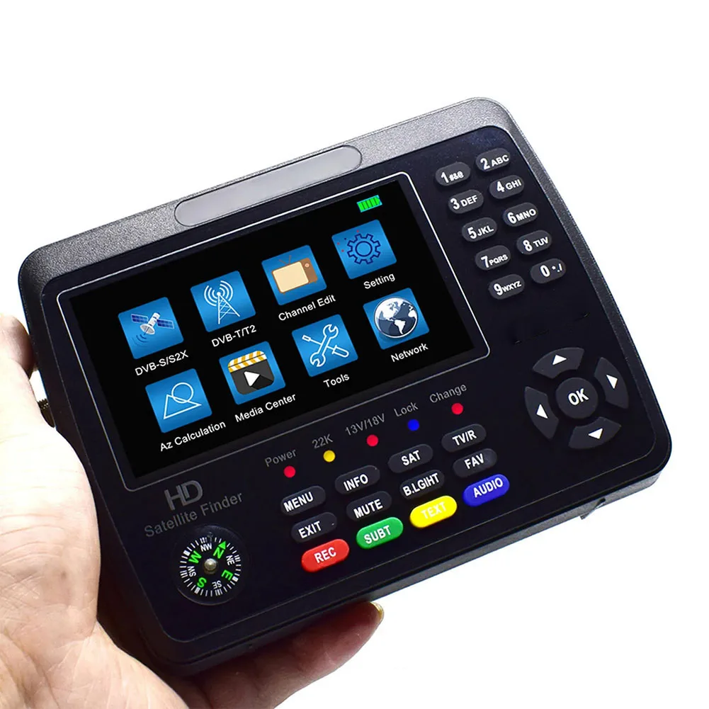 Digital For Satellite Finder for v10 with PAL/NTSC Auto Conversion 16-Bit OSD Anti-Flicker and Channel Editing Functions