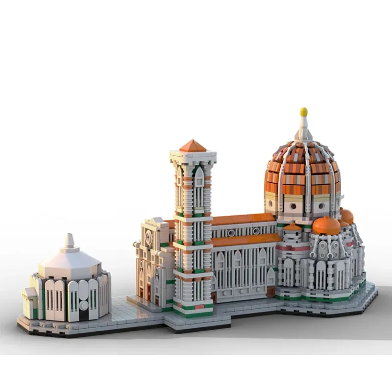 MOC-183760 Florence Cathedral 1:800 Building Construction Assembly Blocks 2013PCS Adult Birthday Toys Children's Christmas Gifts