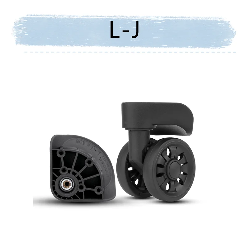 For HONG YING L-J  Luggage Airport Wheels - Silent 360° Rotation, Anti-Violent Handling, Installation Tools