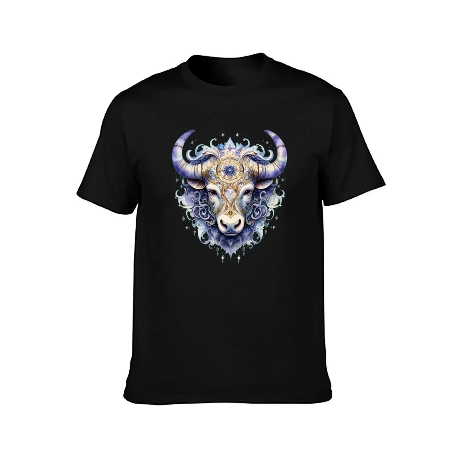 Taurus Zodiac T-Shirt oversized graphic tee korean fashion heavyweights man t shirt mens big and tall t shirts