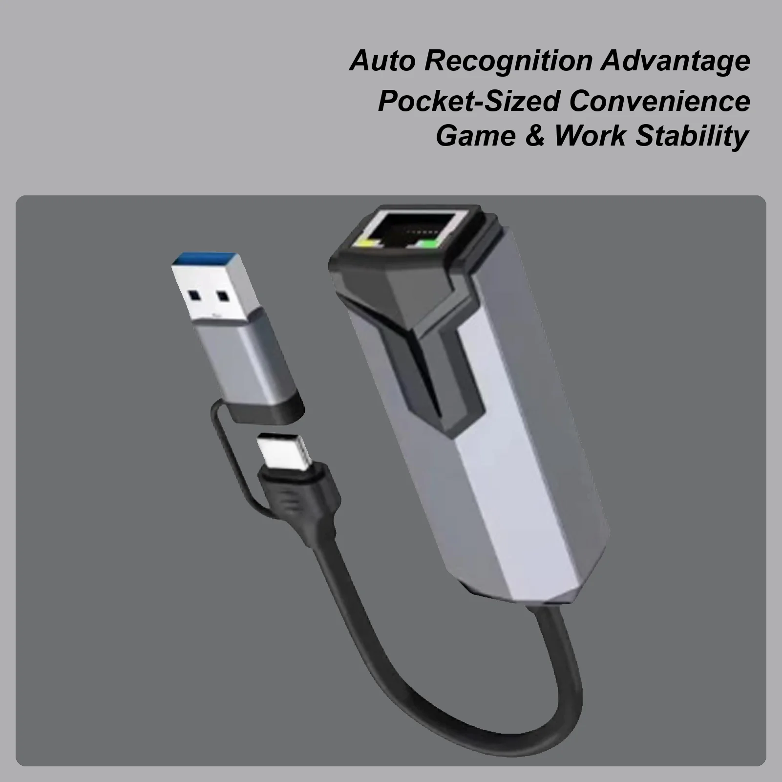 

Network Interface Card Double-Ports High-Speed 5gbps Internal Computer Networking Cards For Gamers Workers Streamers Home Office