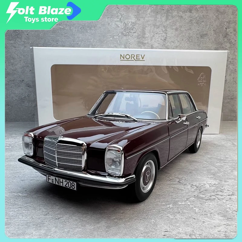 

NOREV 1/18 1968, Mercedes-Benz 200 (1968 W115), модель автомобиля из сплава, имитация коллекции автомобилей, модель игрушки на день рождения для мальчика, подарок