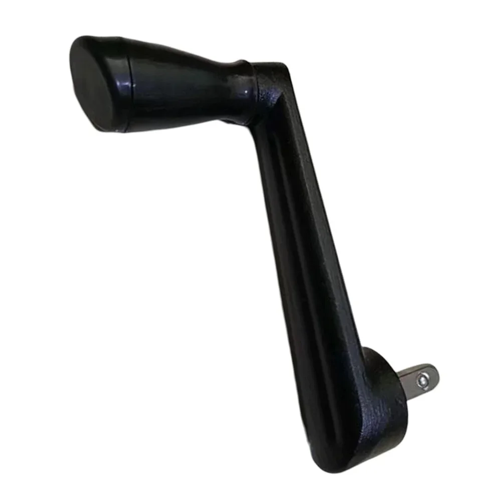 Easy Installation Handle Aluminum Crank Handle Long-lasting Use Versatile Use 2.2 Inches Wide 5.5 Inches Long Black Color