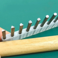 Tungsten Steel Hard Carving Knife Jewelry Carving Electric Pneumatic Chiseling Batch Flower Tools 65-68mm Length